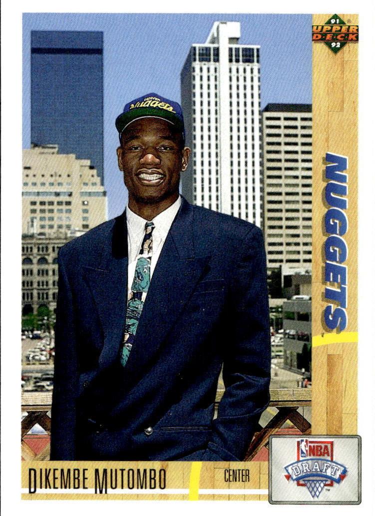 Dikembe Mutombo 1991 Upper Deck Basketball