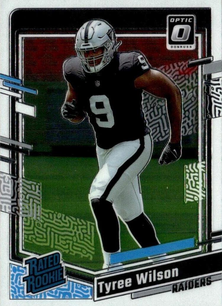 Tyree Wilson 2023 Donruss Optic Football card