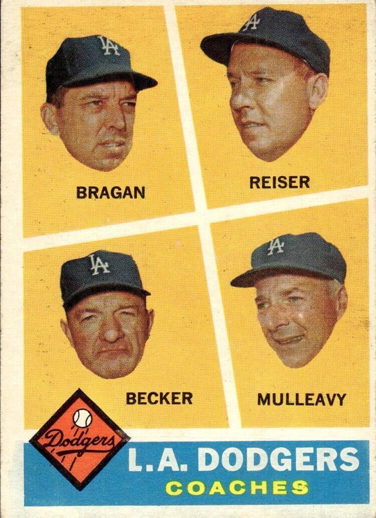 1960 Los Angeles Dodgers Coaches #463