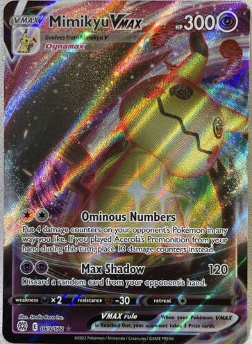 2022 Pokemon Brilliant Stars Full Art #069 Mimikyu front