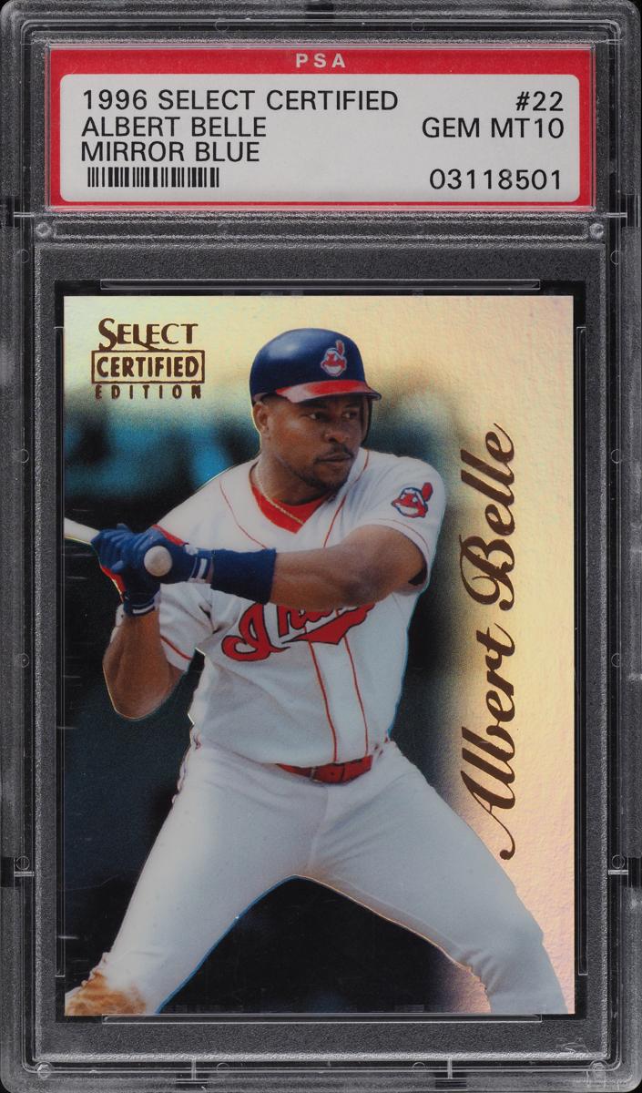 1996 Select Certified Baseball Mirror Blue Albert Belle #22