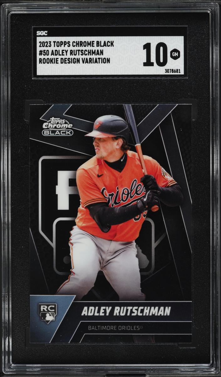 2023 Topps Chrome Black Baseball Adley Rutschman #50 PSA 10