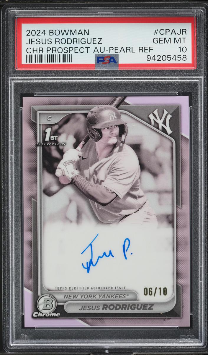 2024 Bowman Chrome Prospects Baseball Pearl Jesus Rodriguez #CPA-JR PSA 10