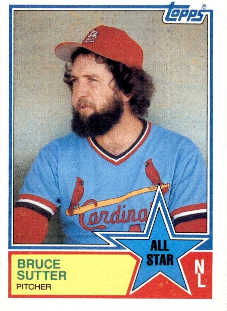 1983 Topps Bruce Sutter #407 card