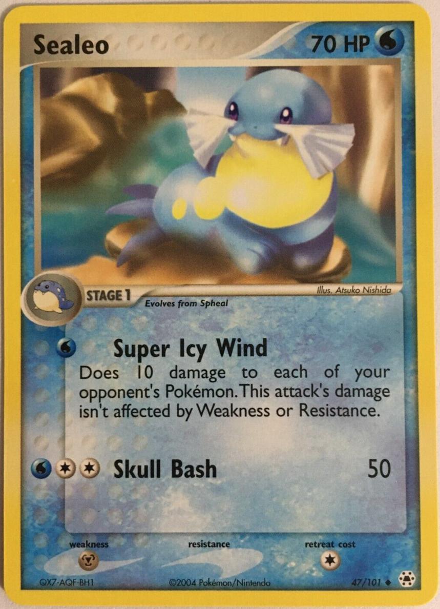 Sealeo 2004 Pokemon EX Hidden Legends