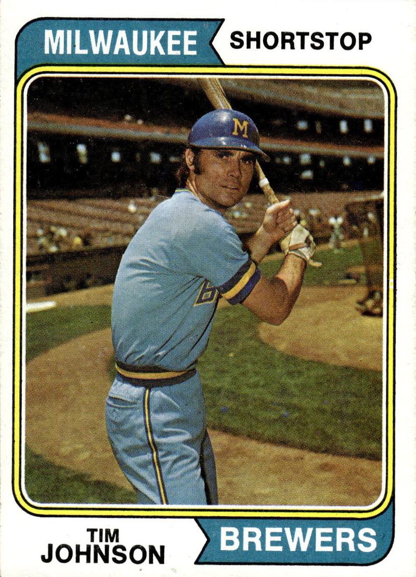 1974 Topps Tim Johnson #554 card