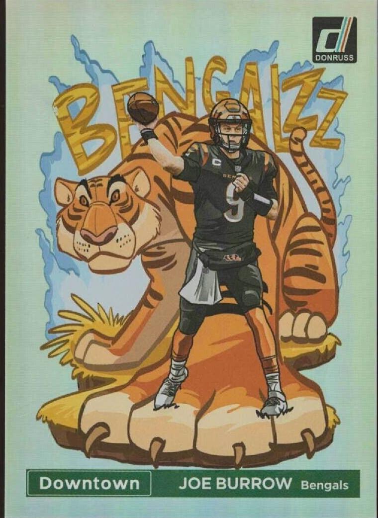 2023 Panini Donruss Optic Downtown Joe Burrow #D-4 card