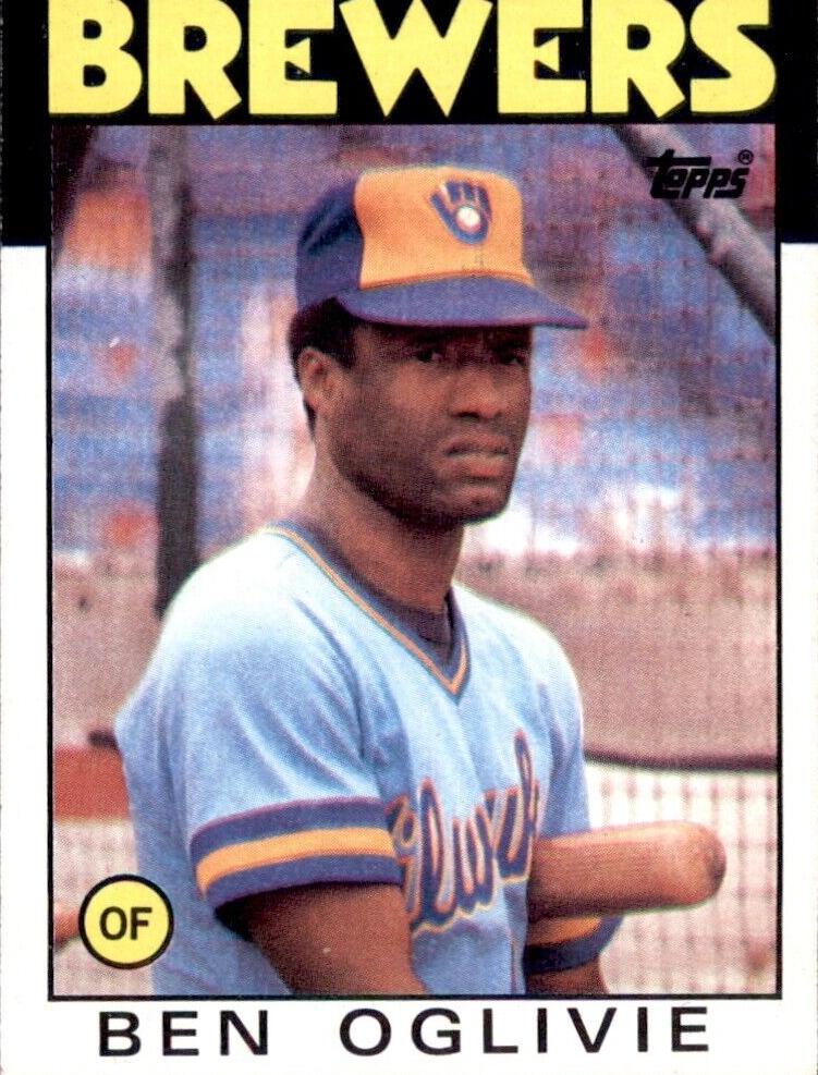 1986 Topps Ben Oglivie #372 card