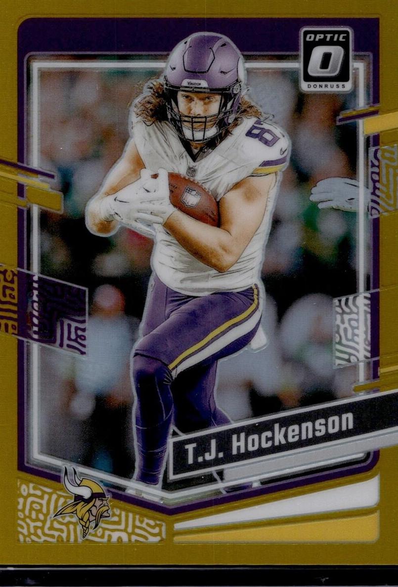 T.J. Hockenson 2023 Donruss Optic Football card
