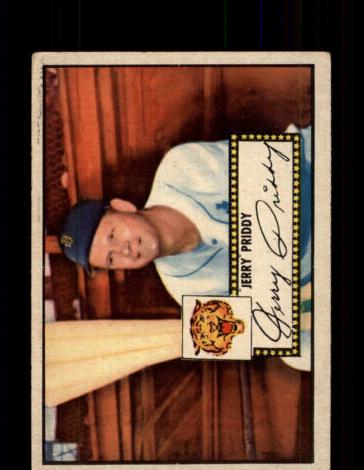1952 Jerry Priddy #28