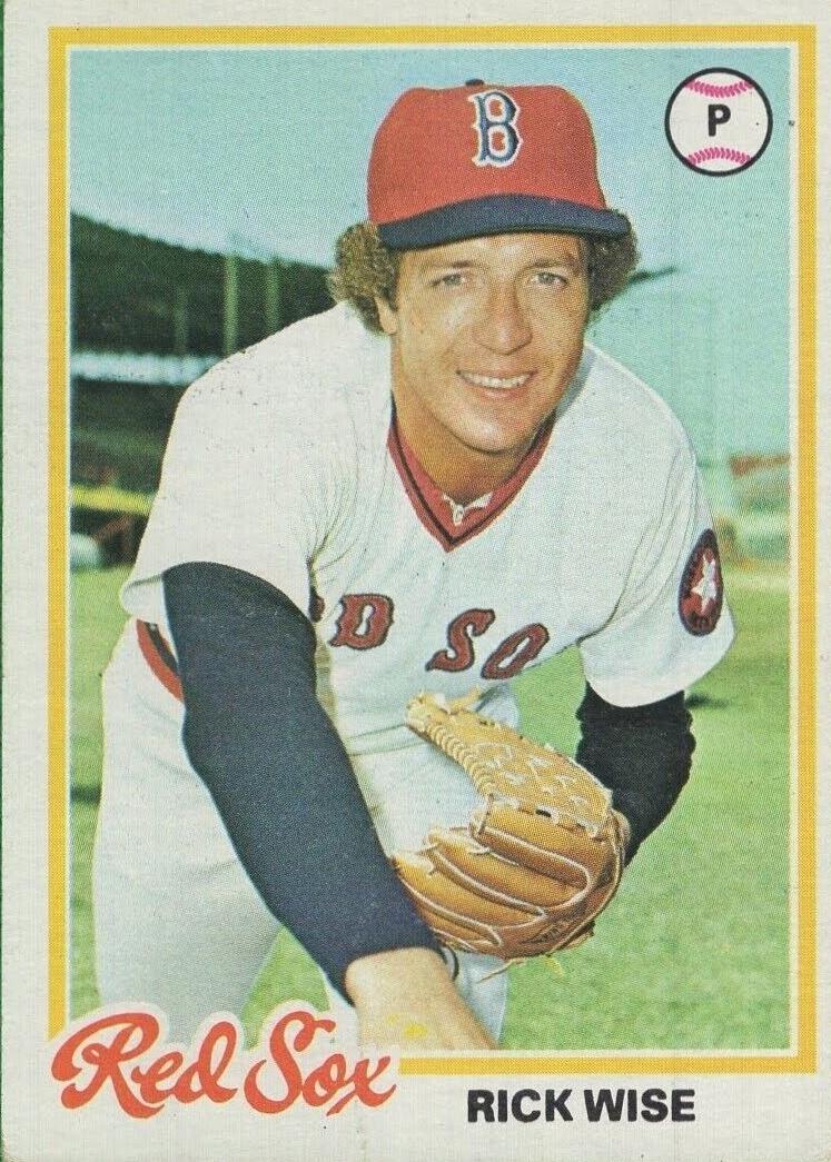 1978 Topps Rick Wise #572 card