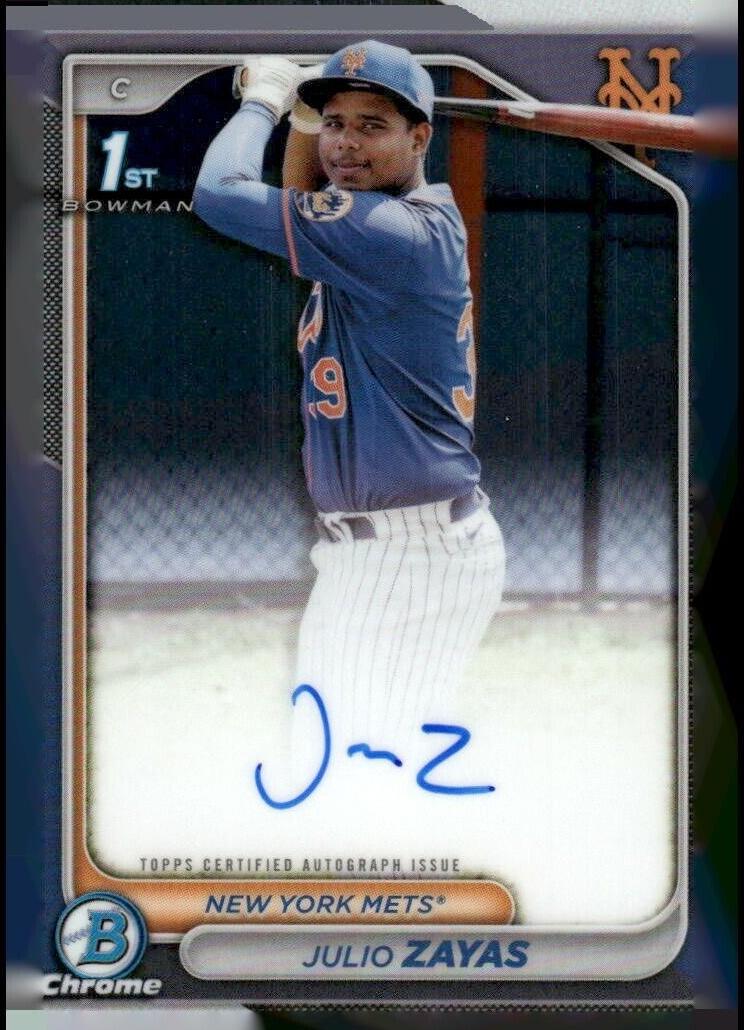 Julio Zayas 2024 Bowman Chrome Baseball card
