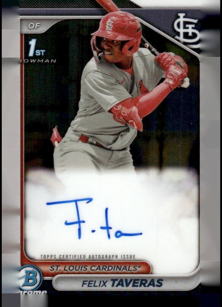 Felix Taveras 2024 Bowman Chrome Baseball card