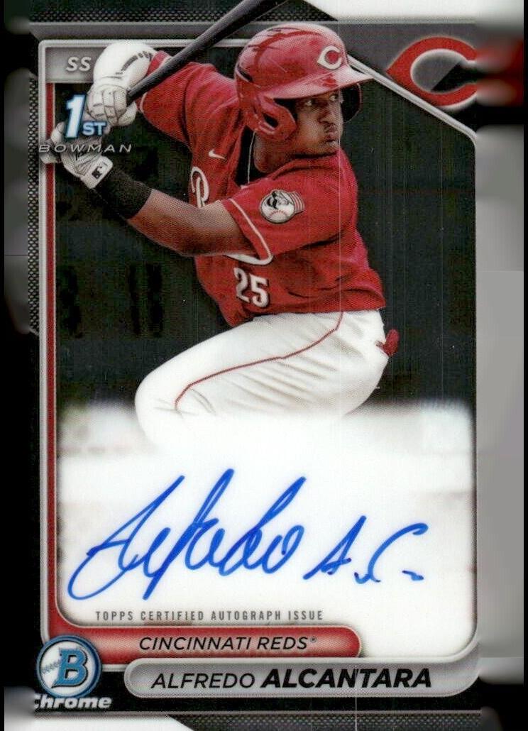Alfredo Alcantara 2024 Bowman Chrome Baseball card