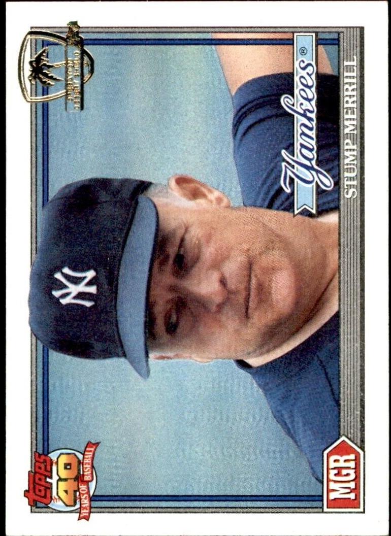 1991 Stump Merrill #429