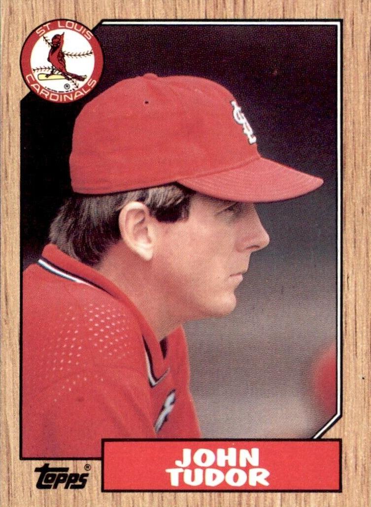 1987 Topps John Tudor #110 card