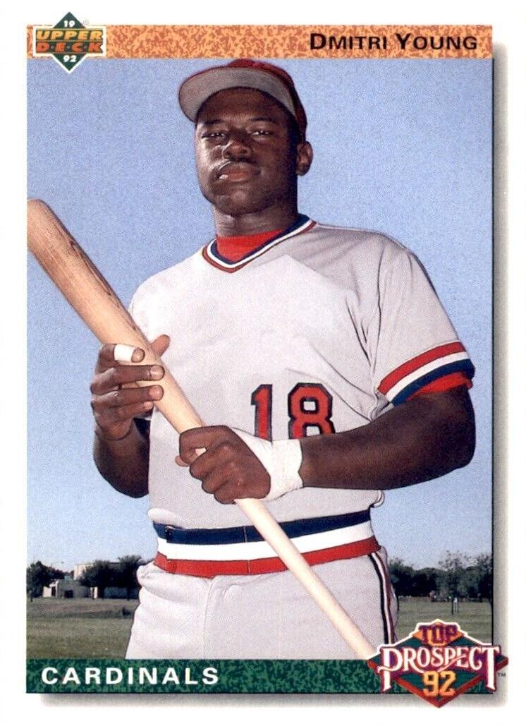 1992 Upper Deck Dmitri Young #58 card