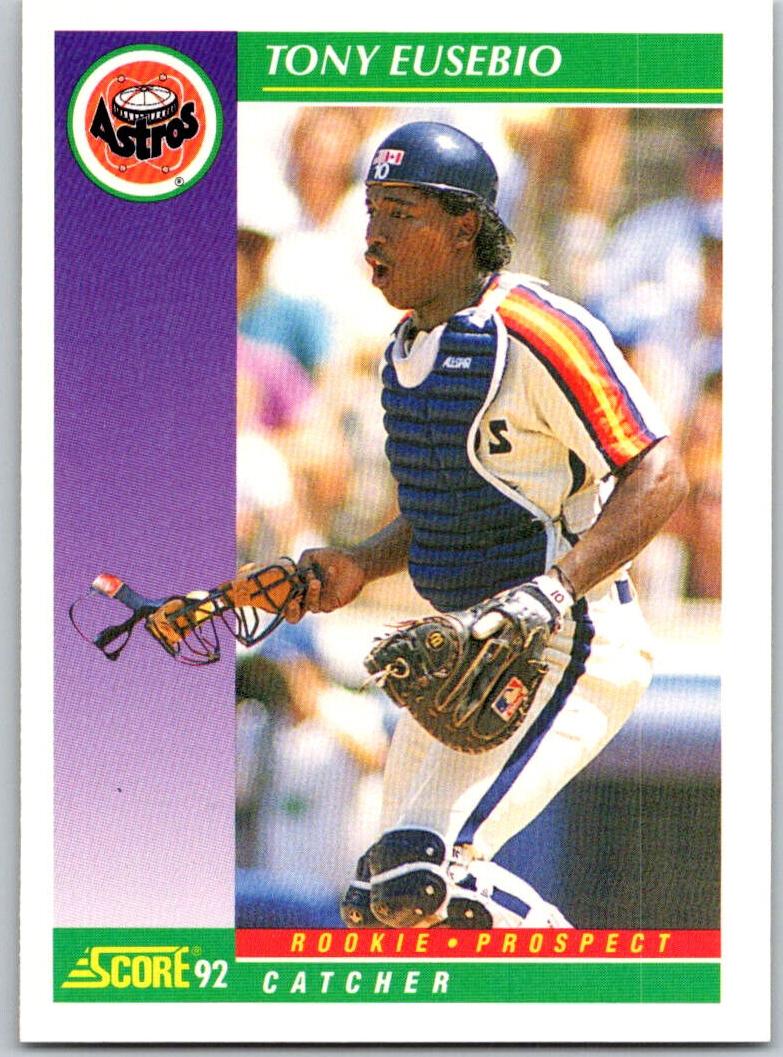 1992 Score Tony Eusebio #858 card