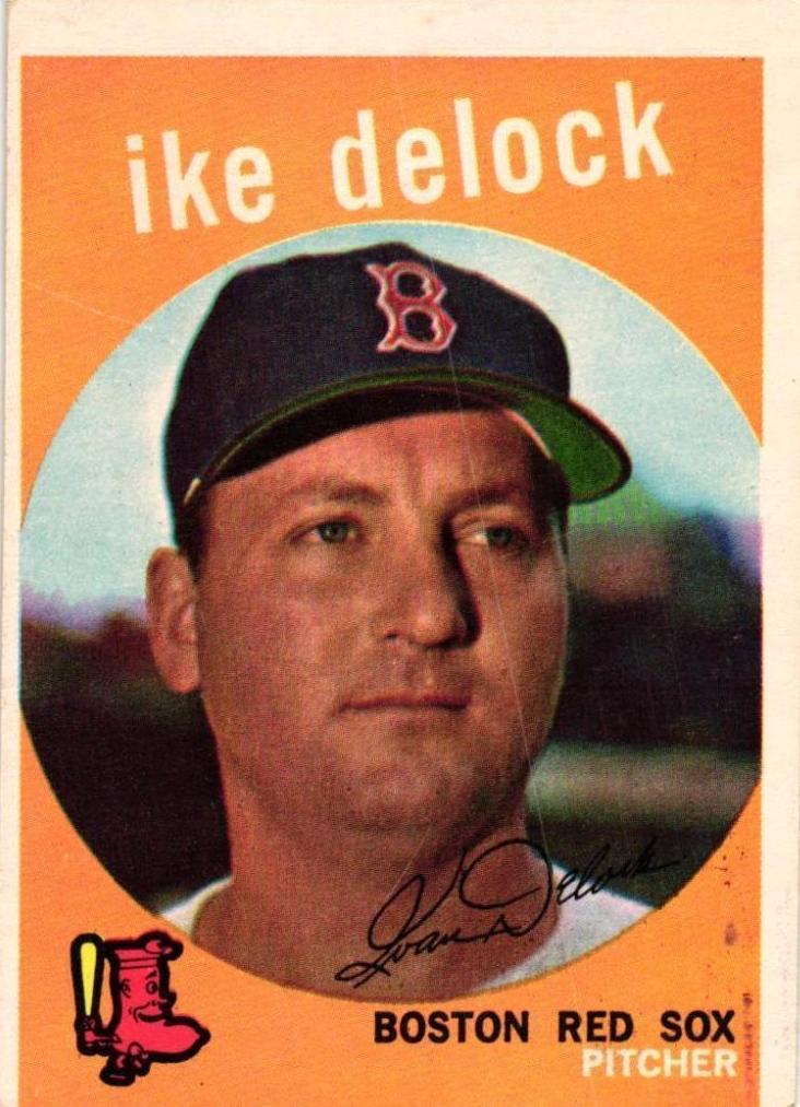 1959 Topps Ike Delock #437 card