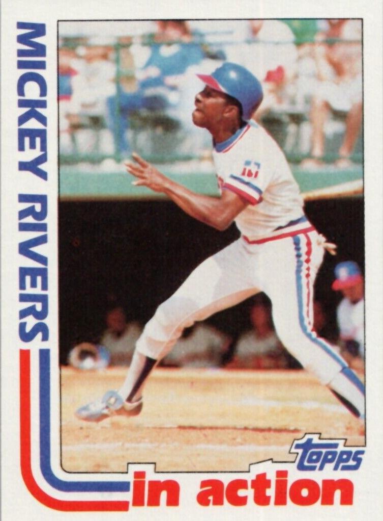 1982 Topps Mickey Rivers #705 card