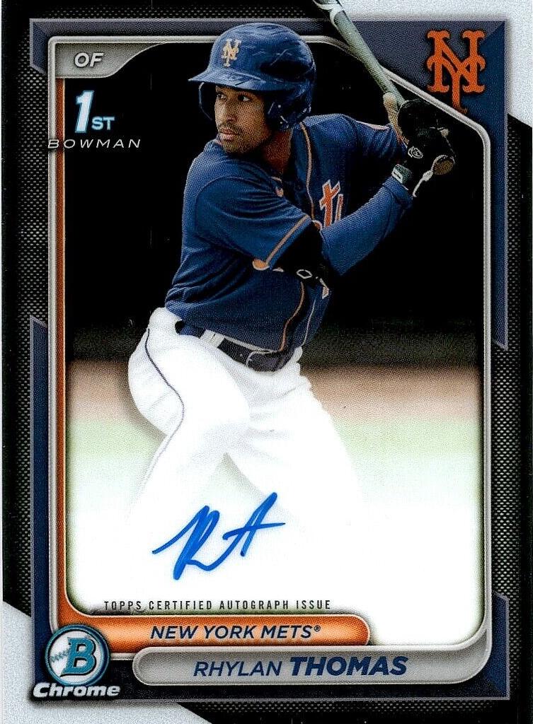 Rhylan Thomas 2024 Bowman Chrome Baseball card