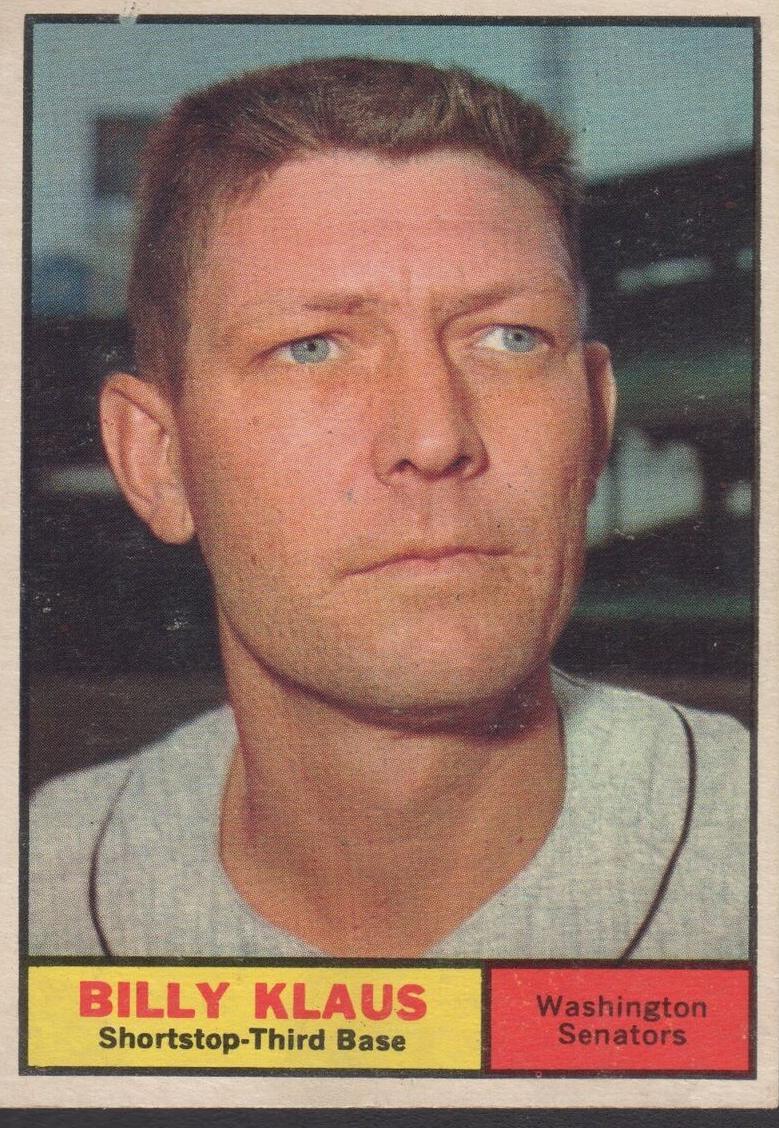 1961 Billy Klaus #187