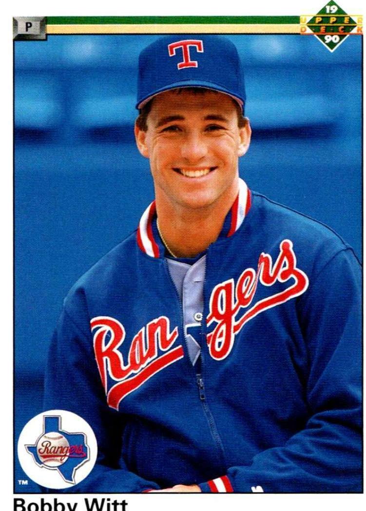 1990 Upper Deck Bobby Witt #636 card