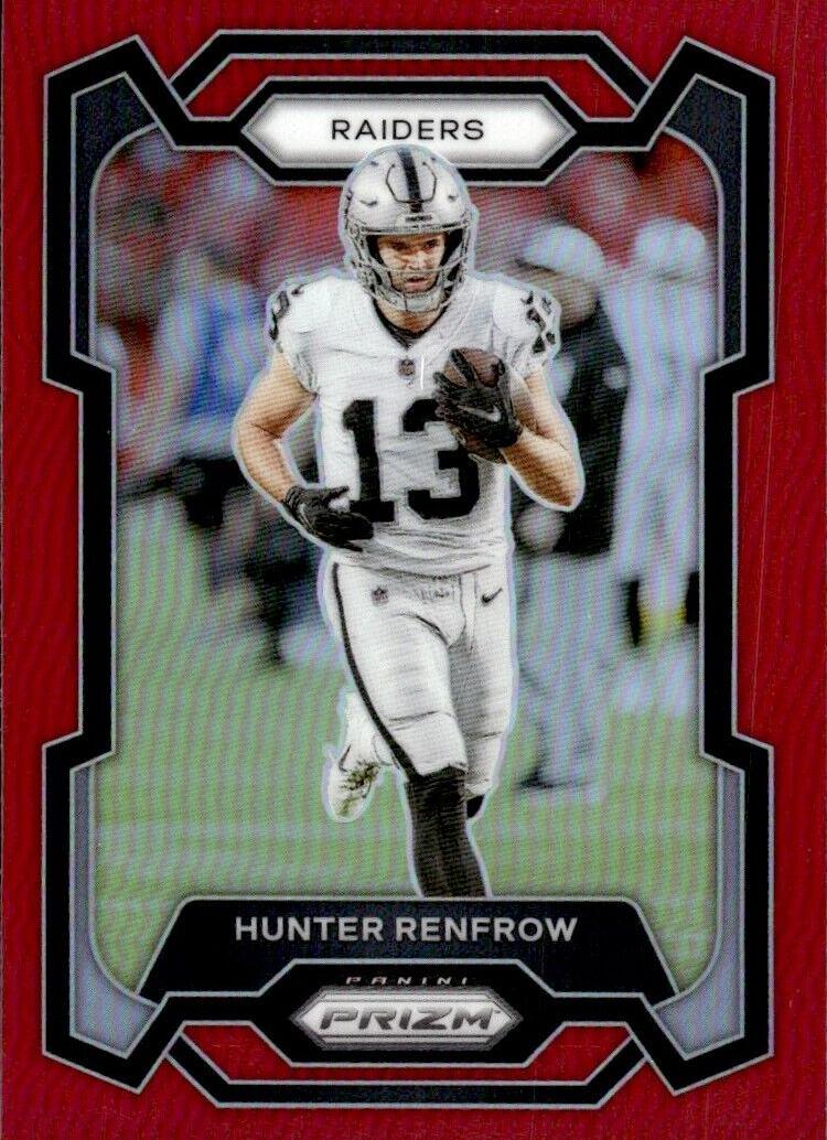 Hunter Renfrow 2023 Prizm Football card