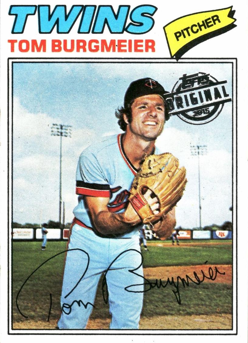 1977 Topps Tom Burgmeier #398 card