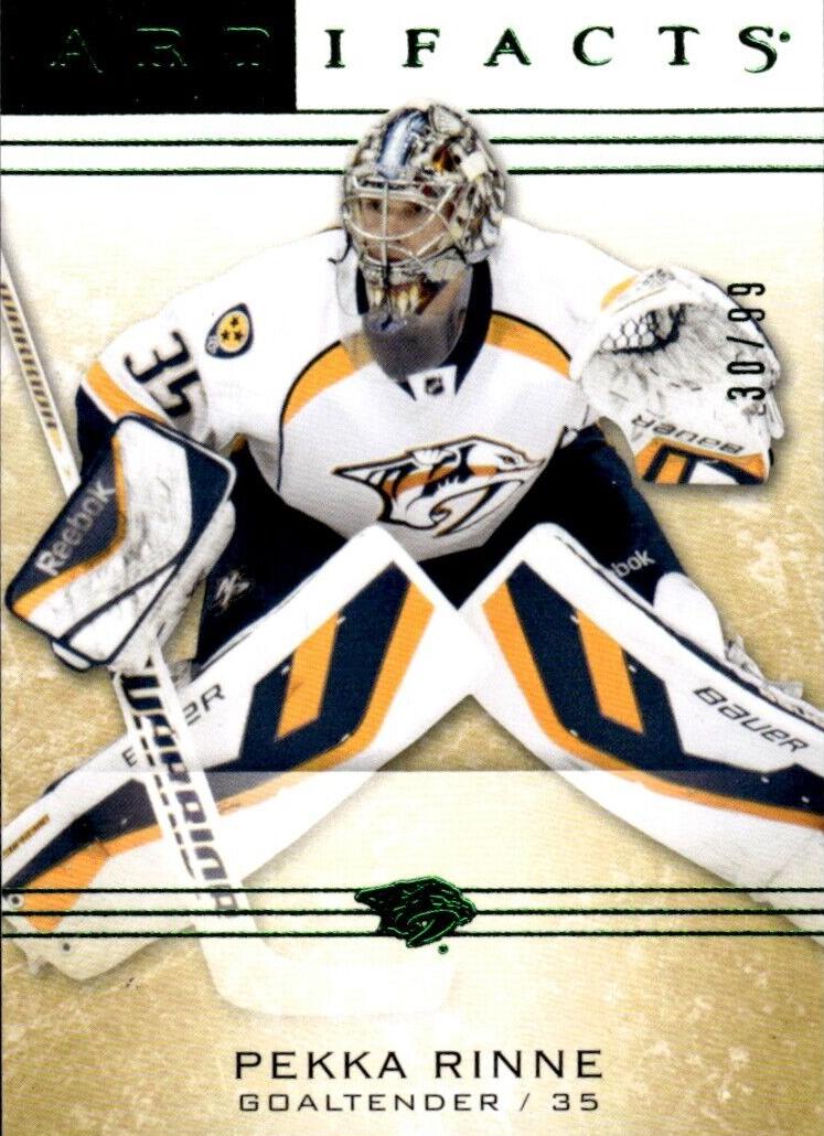 2014 Upper Deck Artifacts Pekka Rinne [Emerald] #115 card