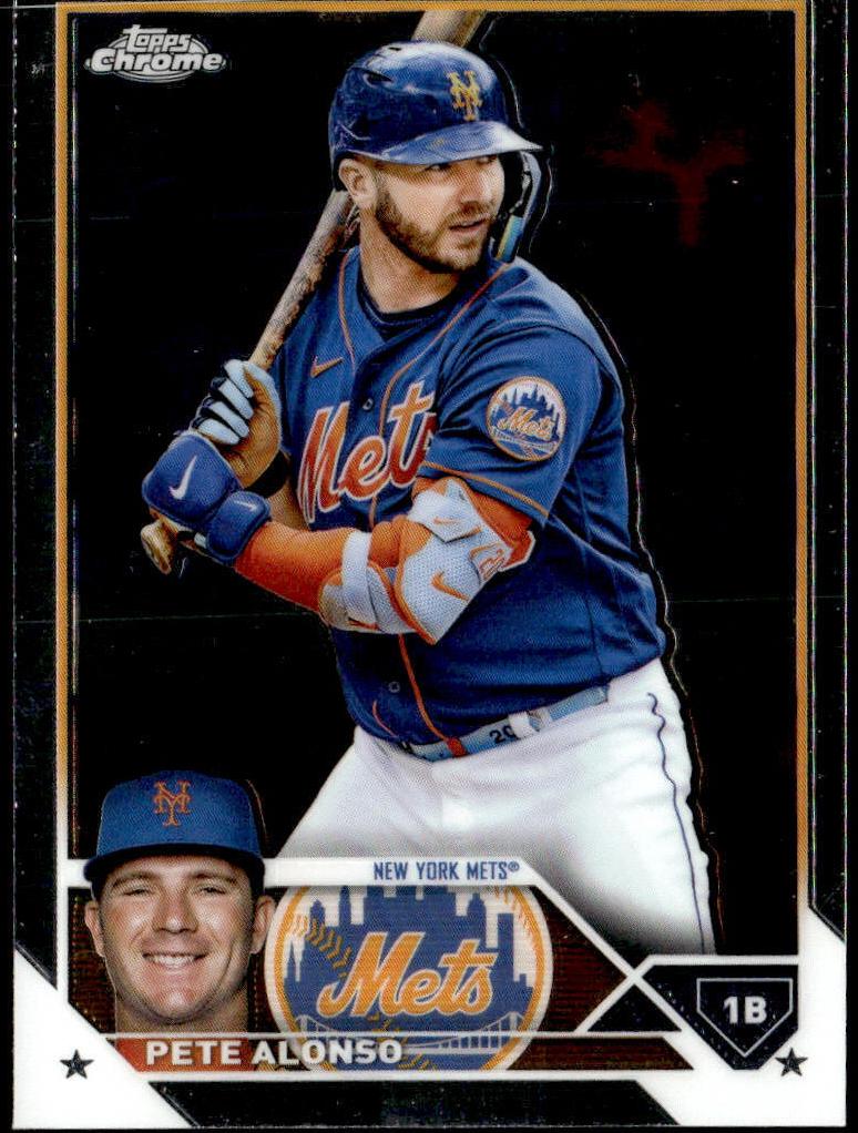 2023 Topps Chrome Pete Alonso #75 card