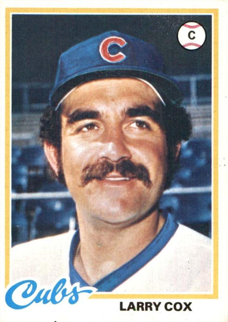 1978 Topps Larry Cox #541 card