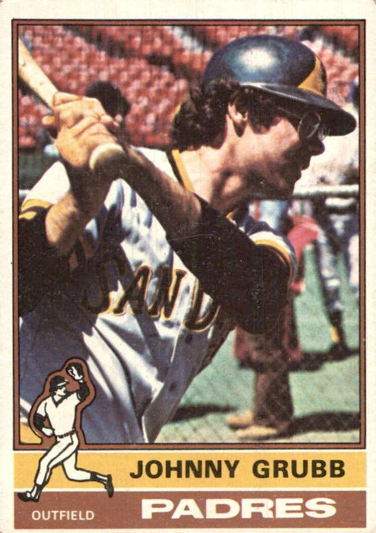 1976 Topps Johnny Grubb #422 card