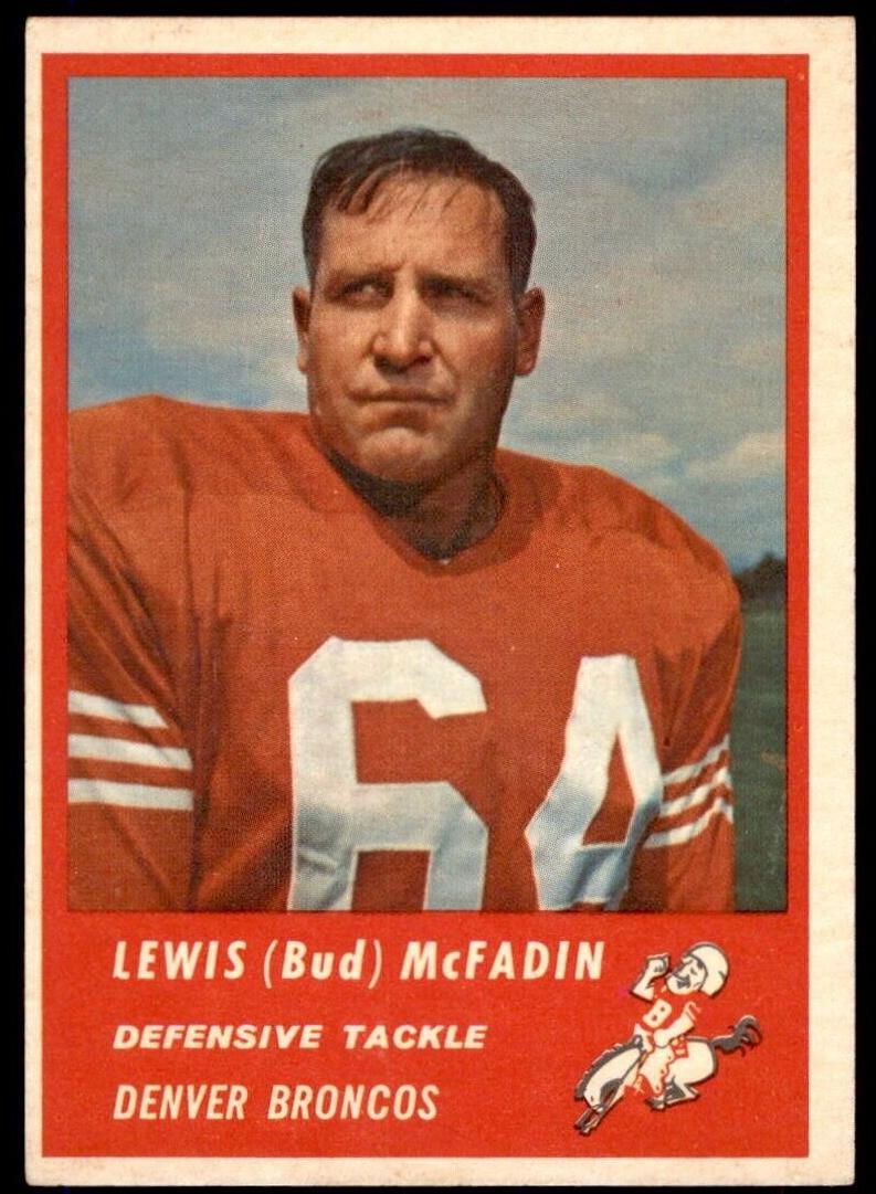 1963 Bud McFadin #88
