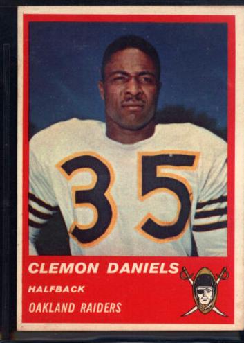 1963 Clemon Daniels #57