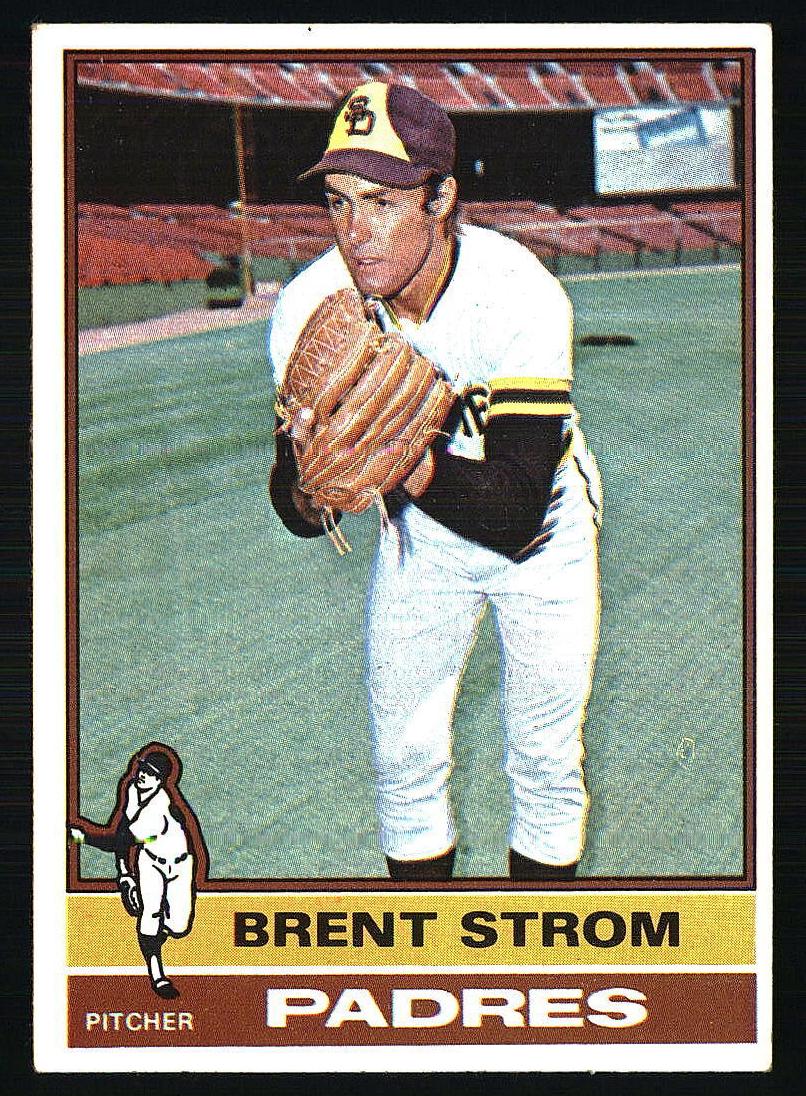 1976 Topps Brent Strom #84 card
