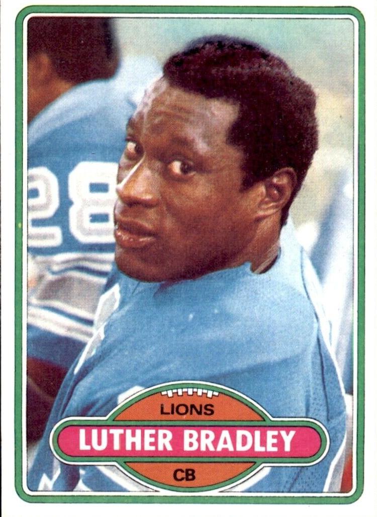 Luther Bradley 1980 Topps Football