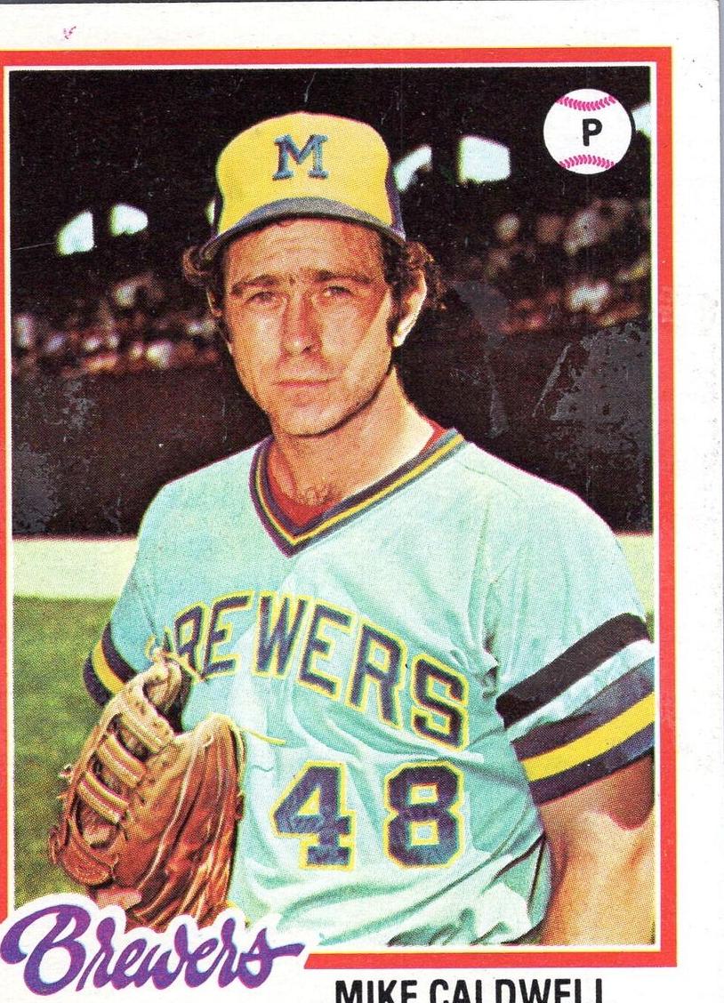 1978 Topps Mike Caldwell #212 card