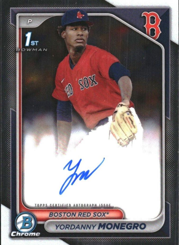 Yordanny Monegro 2024 Bowman Chrome Baseball card