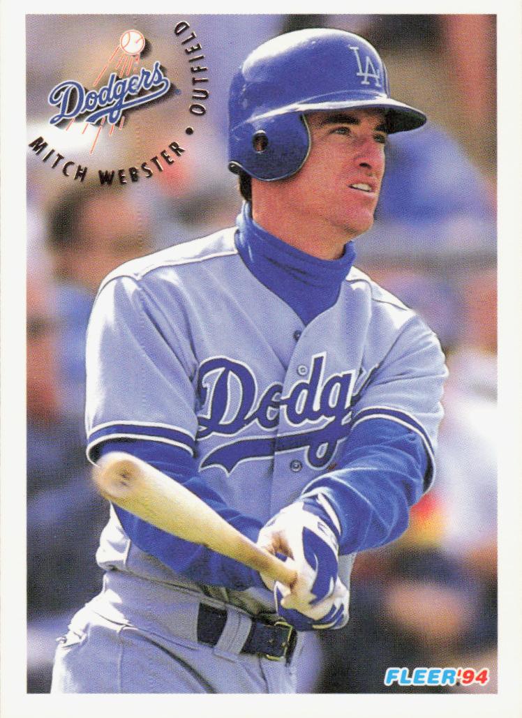 1994 Fleer Mitch Webster #528 card