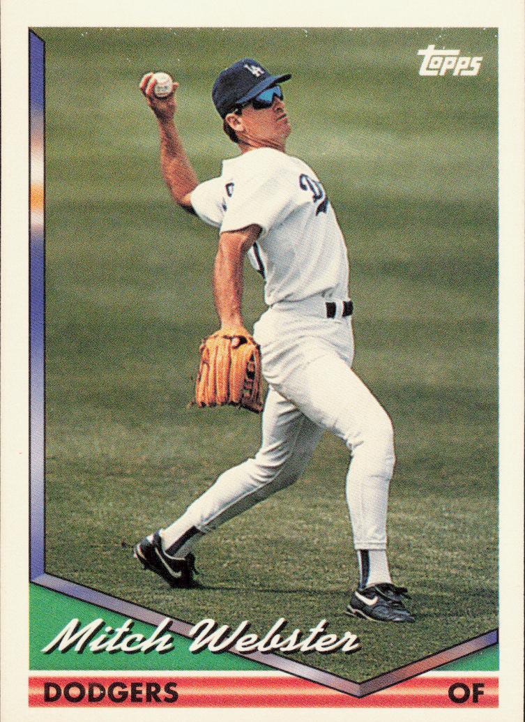 1994 Topps Mitch Webster #382 card