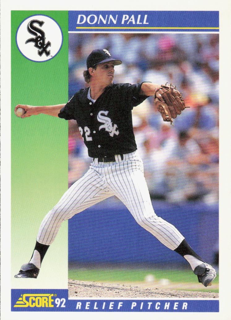 1992 Score Donn Pall #484 card