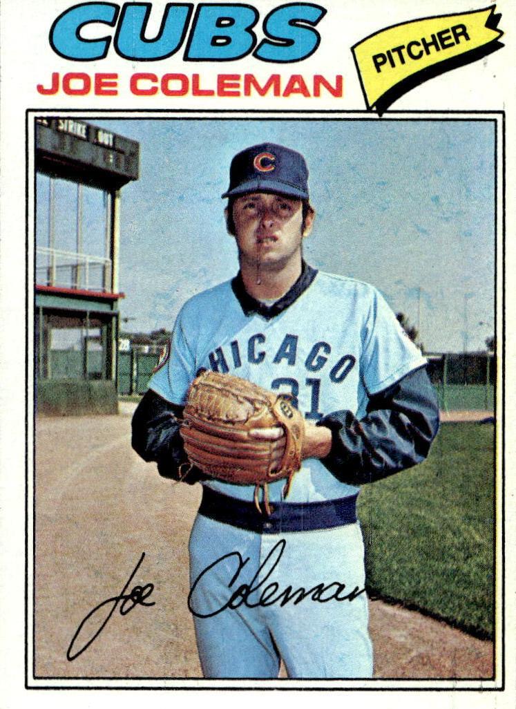 1977 Topps Joe Coleman #219 card