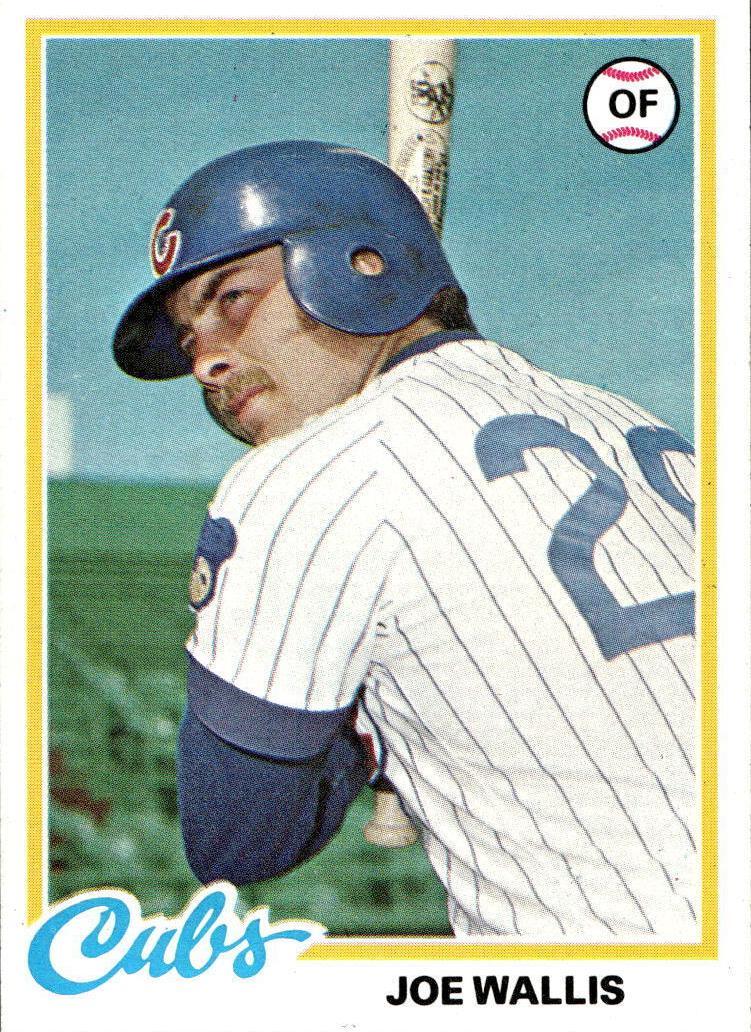 1978 Topps Joe Wallis #614 card