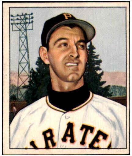 1950 Bowman Pete Castiglione [Without Copyright] #201 card