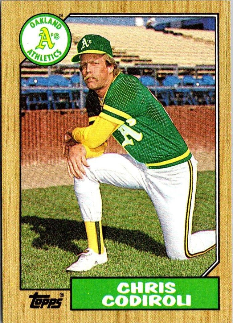 1987 Topps Chris Codiroli #217 card