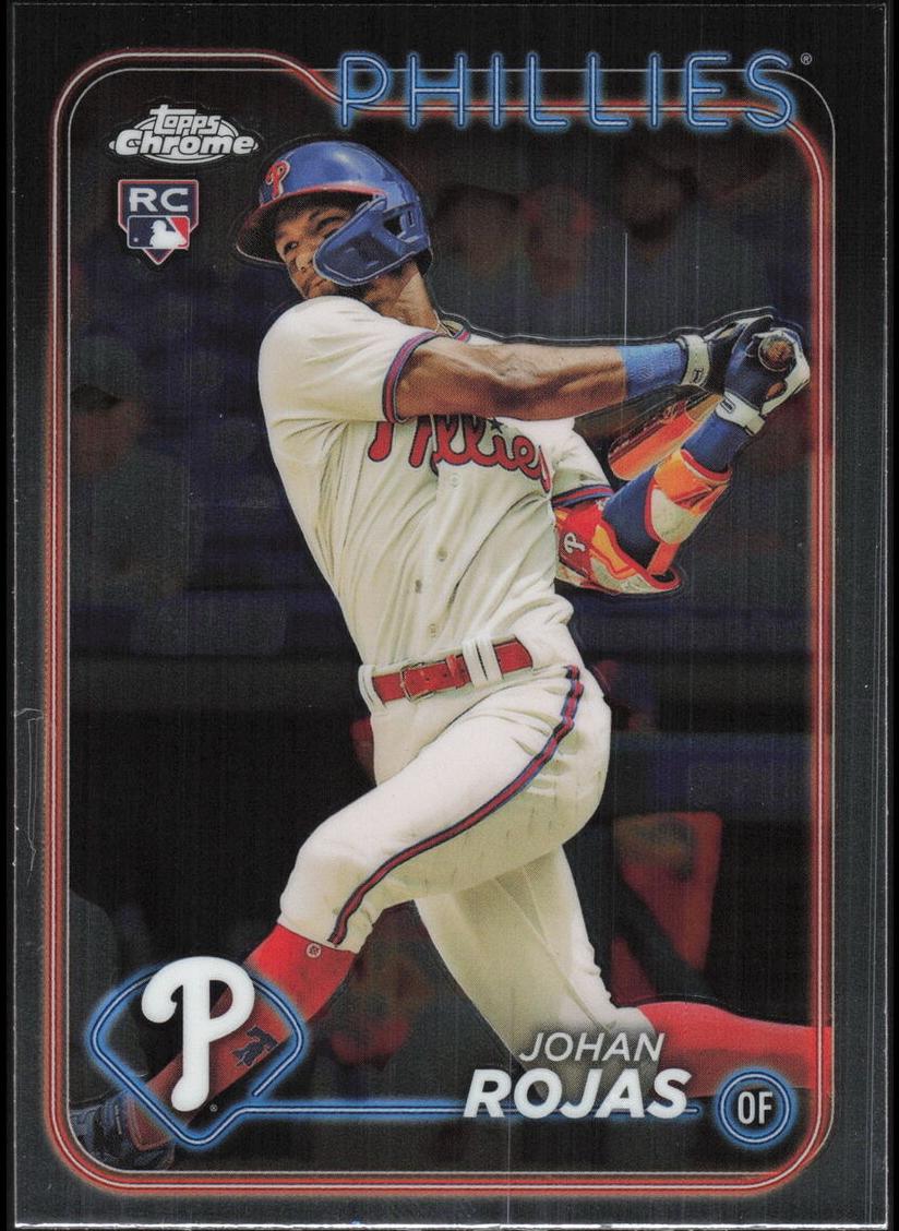 Johan Rojas 2024 Topps Chrome Baseball card