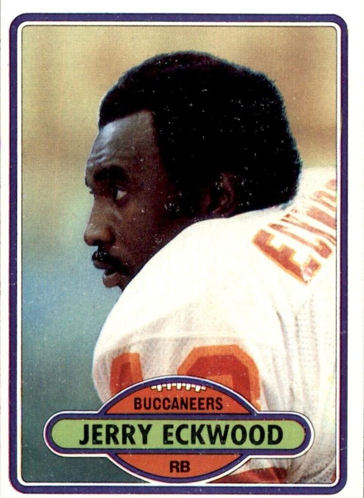 Jerry Eckwood 1980 Topps Football