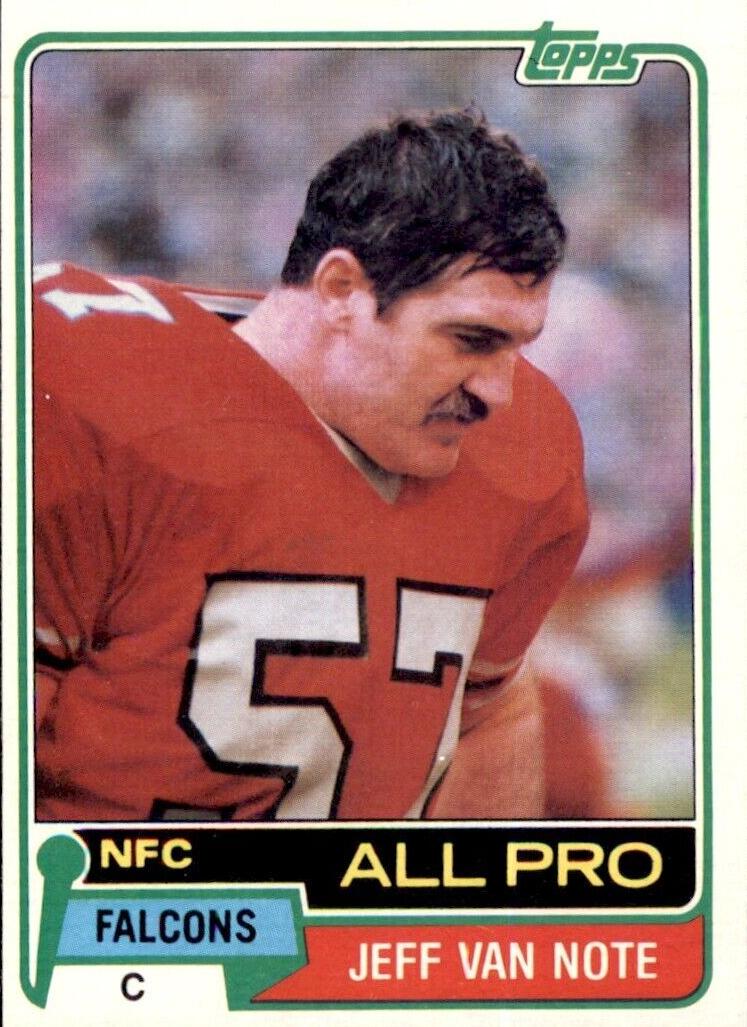 1981 Jeff Van Note #70