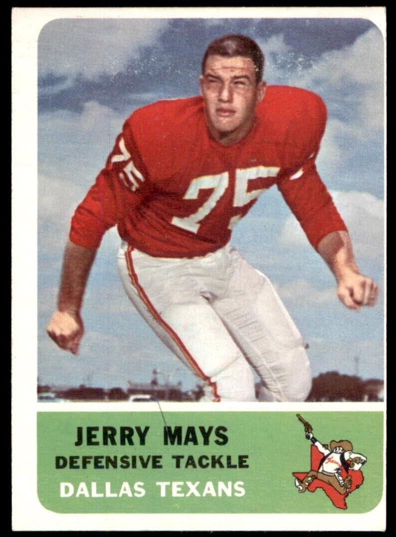 1962 Jerry Mays #31